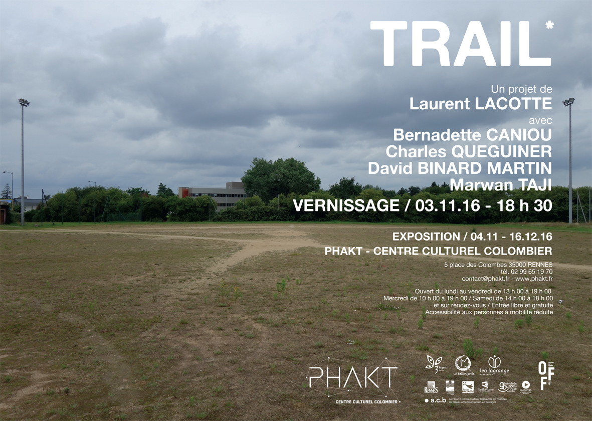 Exposition « TRAIL : sentier, piste, trace de passage » de Laurent Lacotte